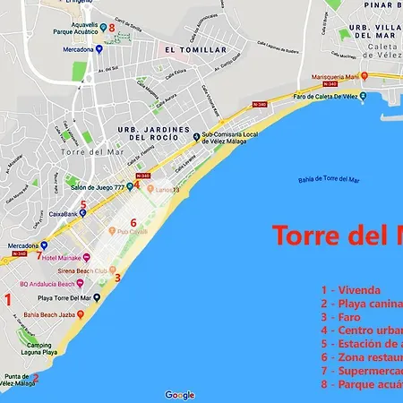 Alojamiento Turistico En Playa Torre Del Mar Velez Malaga